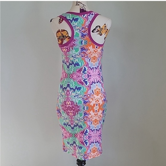 PUMA  hypnotize tank top dress midi tye dye colors NWT - Picture 2 of 9